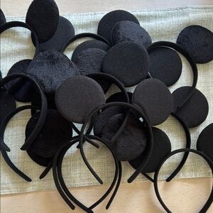 13 Black Kids Mouse Ear Headband - Classic Headband for Children